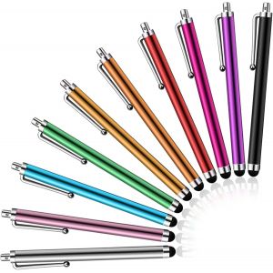 Shiba-® Lot De 10 Stylets Pour Écran Tactile, Tablette, Téléphone Portable, Ipad Mini Pro, Smartphones Huawei, Samsung Galaxy, 10 [9 - Occasion