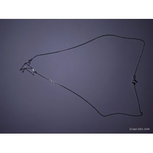 Cha&icirc;ne Pendentif Colombe Origami En Argent, Longueur 42 Cm - Occasion