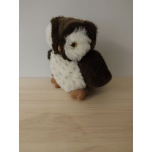 Doudou Peluche Chouette Hibou Marron - Occasion