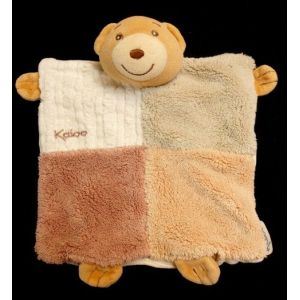 Doudou Ours Kaloo Marionnette Collection Sable Ourson Beige Marron Creme Ecru Jouet Bebe Eveil - Occasion