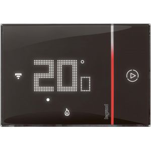 Thermostat Connect&eacute; Smarther With Netatmo Pour Montage Encastr&eacute;-2 Modules-Noir-49039 - Occasion