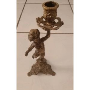 Bougeoir ancien 23cm - Occasion