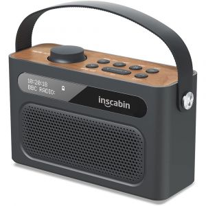Inscabin M60 Radio numérique Portable Dab/Dab + FM/Haut-Parleur sans Fil Portable avec Bluetooth - Black - Occasion