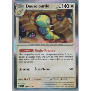 Carte Pok&eacute;mon - Deusolourdo - 129/162 - Holo-Rare - Ev5 Forces Temporelles Sous Sleeve - Choupine50 - - Occasion