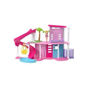 Mini Barbieland - Maison de poup&eacute;e - Coffret maison, mini poup&eacute;e Barbie et accessoires - Occasion