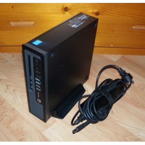 Unit&eacute; Centrale HP Elitedesk 800 G1 USDT Intel Core I5 4570S 2.9GHZ 4Go 500Go DVD Windows 8 Pro - Occasion
