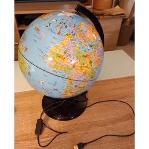 Globe Terrestre Lumineux Des Animaux - Occasion