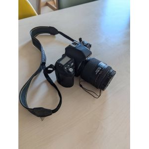 Nikon F80 noir / objectif 28 - 105 mm avec cache et sangle - Occasion