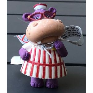 Figurine Hallie L'hippopotame Bully, Docteur La Peluche, Walt Disney, Dessin Anim&eacute; - Occasion