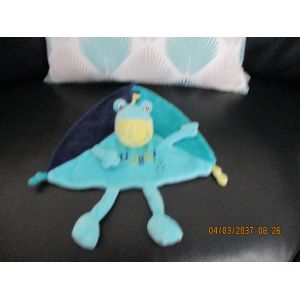 Doudou Plat Dragon/Monstre Bleu Turquoise Bouuhh ! Kimbaloo La Halle - Occasion