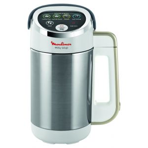 Moulinex Easy Soup LM841B10 - Soupière - 1,2 L - 1 kWatt - blanc/argent - Occasion