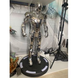 Statue Iron Man Mk2 Version Chrome - Occasion