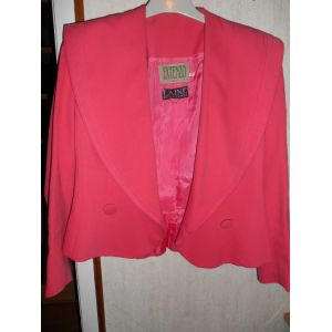 Tailleur Veste+Jupe Rose Fuchsia - Extenzo - Taille 38 - Occasion