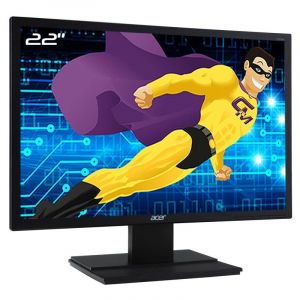 Ecran Plat PC 22" ACER V226WLbd UM.EV6EE.001 VGA DVI-D 1680x1050 Wide 16:10 - Occasion