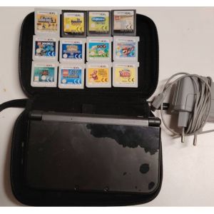 Nintendo 3ds Xl + 12 Jeux (Pok&eacute;mon, Mario...) ? &Eacute;cran Bas Cass&eacute; - Occasion