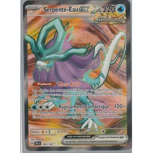 Carte Pokémon - Serpente- Eau Ex - 189/162 Secrète-Rare - Ev5 Forces Temporelles Sous Sleeve - Choupine50 - Occasion
