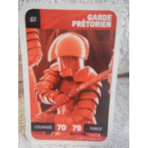 Carte Star Wars Leclerc 2018 : Carte 67 Garde Pr&eacute;torien - Occasion