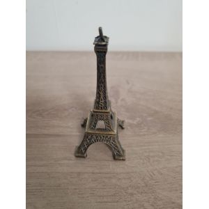 tour Eiffel en metal doré 9 cm - Occasion