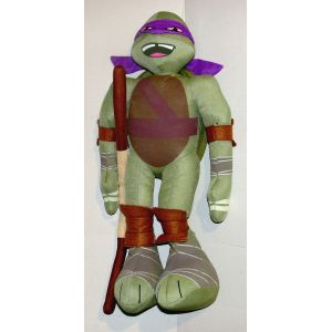 Peluche Tortue Ninja Donatello 50 Cm - Doudou Teenage Mutant Turtles Tmnt - Occasion