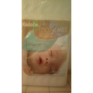 Matelas Bébé Kadolis Coco Latex 60x120cm - Occasion