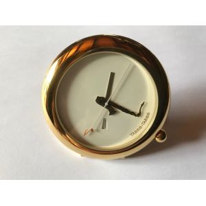 Pendulette de bureau en plaqué or - Occasion