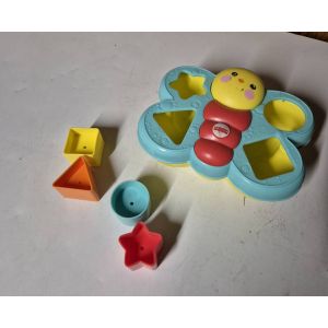 Trieur de forme papillon jouet 1er age b&eacute;b&eacute; fisher price - Occasion