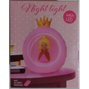 Veilleuse Motif Princesse - Rose - Led - Occasion