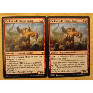 Chainwhip Cyclops // Cyclope &Agrave; La Chaine-Fouet (La Guerre Des Planeswalkers) - Occasion