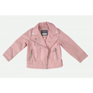 Veste Motard Perfecto Rose. Primark. Taille 12 / 18 Mois - Occasion