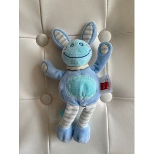 Doudou Âne Tex Peluche Bleu Petit - Occasion