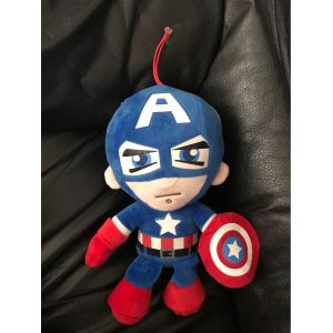 Doudou Peluche Captain America 29cm A Ventouse - Occasion