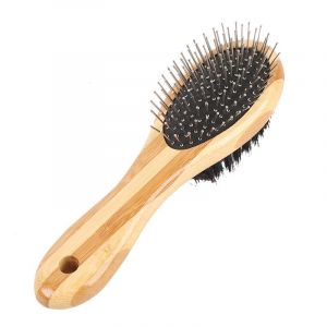 Brosse De Toilettage Double Face, Brosse De Toilettage Et De Massage 2 En 1 Pour Chiens Et Chats, Outil De Toilettage Pour Chiens Et Chats À Poils Courts Ou Longs. - Occasion