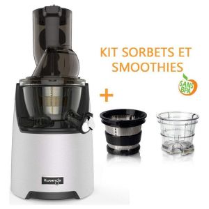Extracteur de jus Kuvings Pack Promo EVO820 Blanc - Occasion