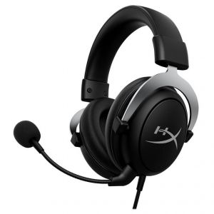 HyperX CloudX Gaming - Micro-casque - circum-aural - filaire - jack 3,5mm - noir, argent - pour Victus by HP Laptop 15, 16; Laptop 14, 15, 17; Pavilion x360 Laptop; Pro 290 G9 - Occasion