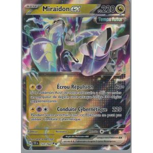 Carte Pok&eacute;mon - Miraidon Ex - 122/162 - Ultra-Rare - Ev5 Forces Temporelles Sous Sleeve - Choupine50 - - Occasion