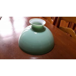 Globe Ancien - Véritable Opaline En Verre Soufflé - Occasion