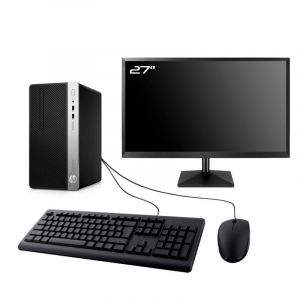 PC HP ProDesk 400 G5 MT Ecran 27" Intel I7-8700 RAM 32Go SDD 240Go W11 Wifi - Occasion