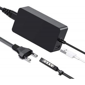 Chargeur Surface Pro 2,48W 12V 3.6A Adaptateur d'Alimentation pour Microsoft Surface RT/2,Surface Pro 1/Surface Pro 2 1536 avec Port de USB et Un Cordon d'extension d'Alimentation &iquest; - Occasion