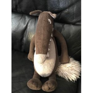 Doudou Peluche Loup Auzou 2013 28cm - Occasion