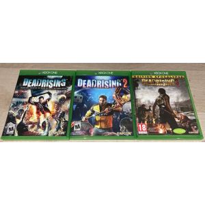 Lot De 3 Jeux Xbox One : Dead Rising 1 , 2 Et 3 - Occasion