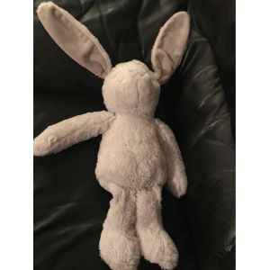 Doudou Peluche Lapin Gris Atmosphera Kids 40-50cm - Occasion