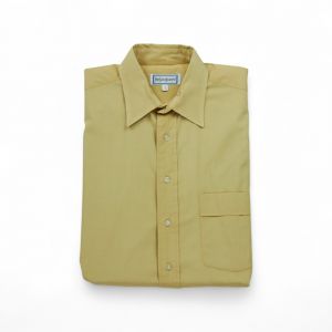 Reconditionné - Chemise Classiques Homme Uni Jaune - Taille L - Homme - Jaune - Occasion