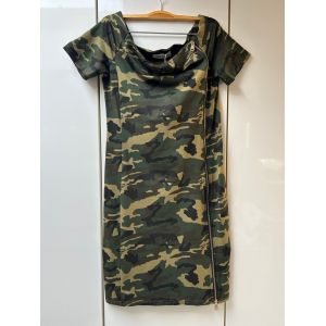 Robe Kaki Camouflage Shk Mode - Taille M - Occasion