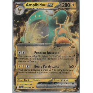 Carte Pokémon - Ampibidou Ex - 079/193 - Ultra-Rare - Ev2 Evolutions À Paldea - Occasion