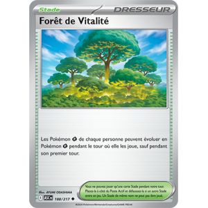 Carte Pok&eacute;mon - For&ecirc;t De Vitalit&eacute; - 188/217 - H&eacute;ros Transcendants - Occasion