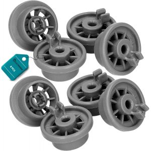 roulettes Lave-Vaisselle Compatible avec Bosch | Set Universel Complet de 8 Roues pour Panier Inférieur | Compatible avec Lave Vaisselle Bosch,Siemens,Beko,Neff et d'autres - Occasion