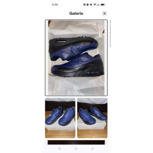 Nike Air Max 90 Bleu Marine Sans Lacets Usa Origine - Occasion