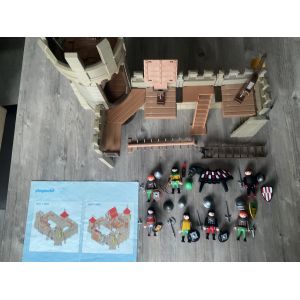 Playmobil 3888 mur d'assaut ch&acirc;teau m&eacute;di&eacute;val - Occasion