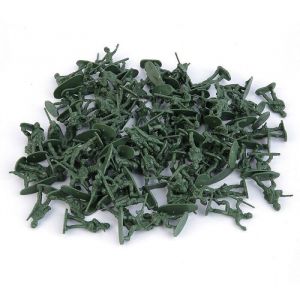 Lot De 100 Figurines Militaires En Plastique, Jouets De Collection, Soldats, 12 Poses, Pour L&#39;Intelligence - Occasion