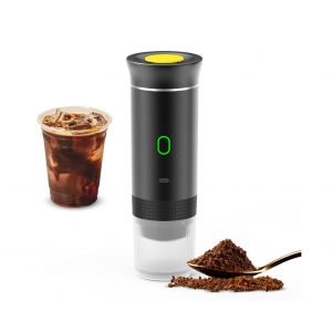 Machine &agrave; caf&eacute; portable sans fil 3 en 1 pour voiture et voyage - Cafeti&egrave;re &eacute;lectrique compacte avec pression de 15 bars - Occasion